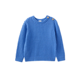 Milky Blue Cable Knit Jumper