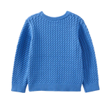 Milky Blue Cable Knit Jumper