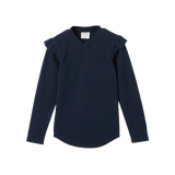 Milky Henley Full-Length Sleeve