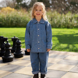 Grown Organic Starlight Embroidery Denim Shirt Jacket