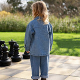 Grown Organic Starlight Embroidery Denim Shirt Jacket