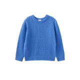 Milky Blue Cable Knit Jumper