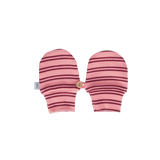 Acorn Henley Beanie and Mittens Set Pink