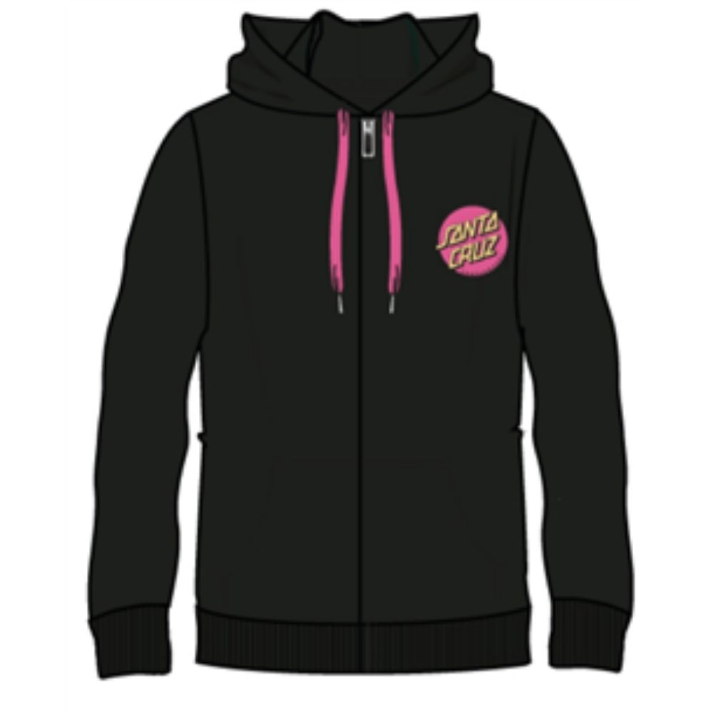 Santa Cruz Girls Other Dot Zip Hood