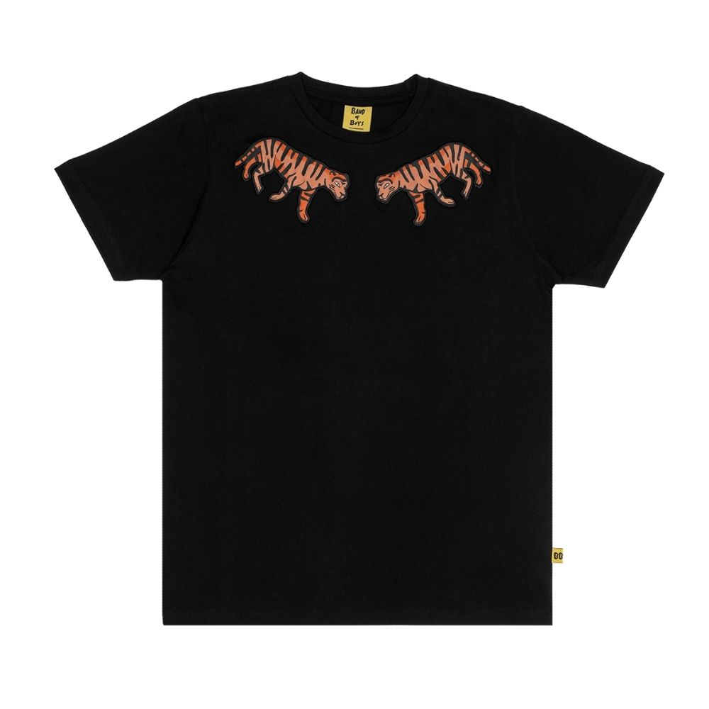 Band of Boys Embroidered Tigers Oversized Tee