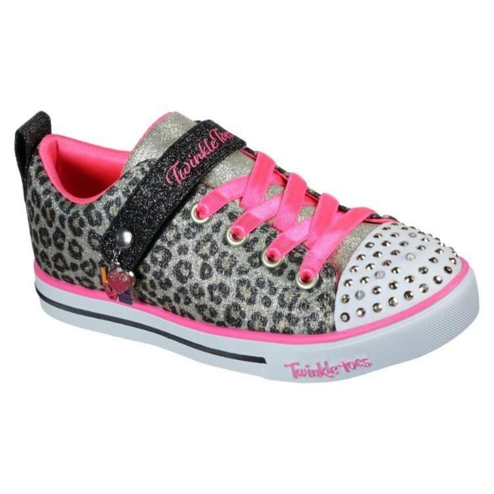 Skechers Sparkle Lite Leopard Shoe