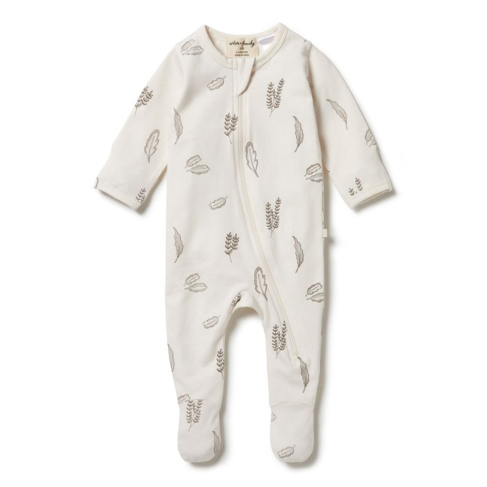 Wilson + Frenchy Organic Zipsuit with Feet