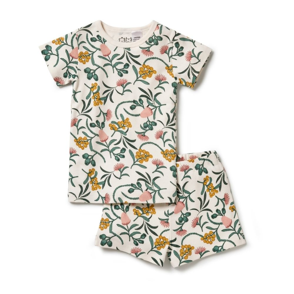 Wilson + Frenchy Organic Short Sleeve PJs - Baby Girls Clothing ...