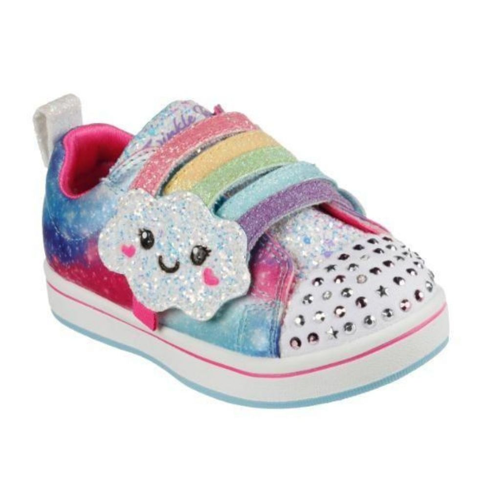 Skechers Sparkle Rayz Rainbow Smiles Shoe - Toddler
