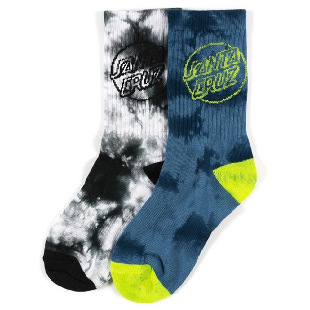 Santa Cruz Dye Dot Socks - 2pk