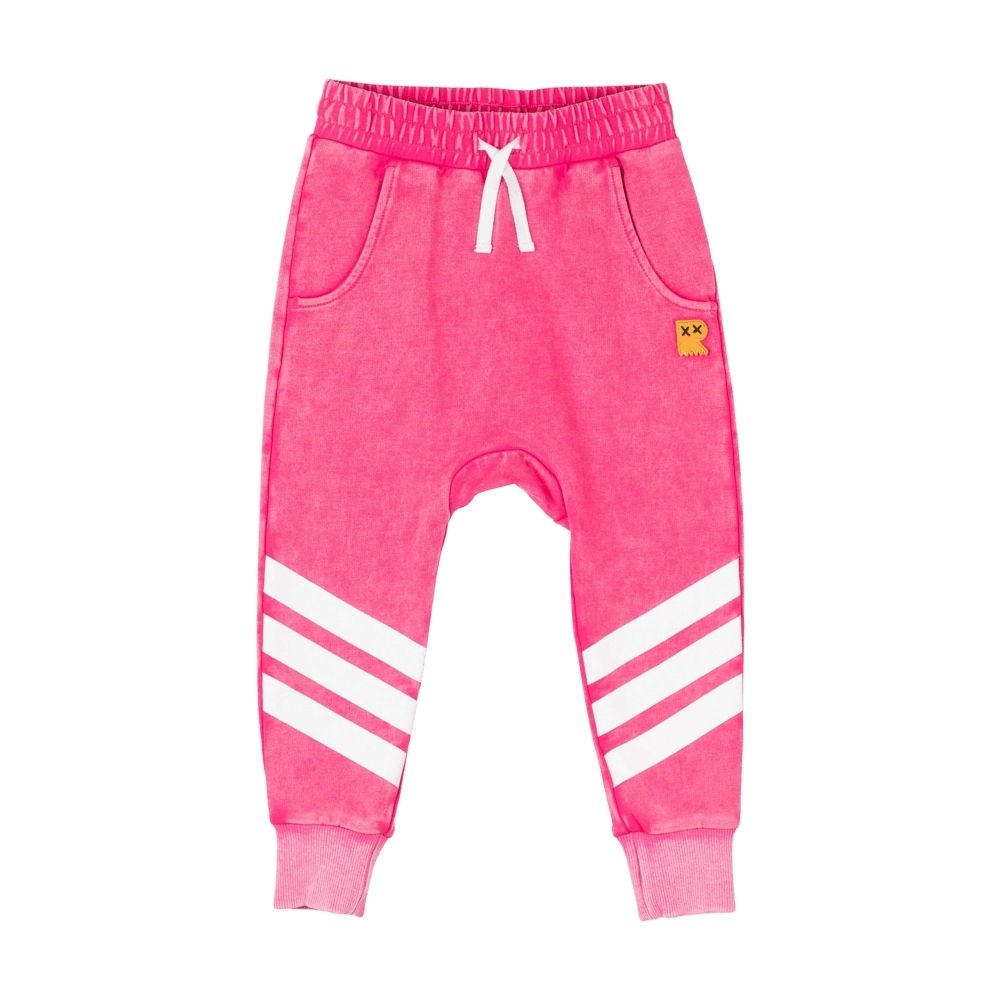 Rock Your Kid Pink Wash Stripe Track Pant