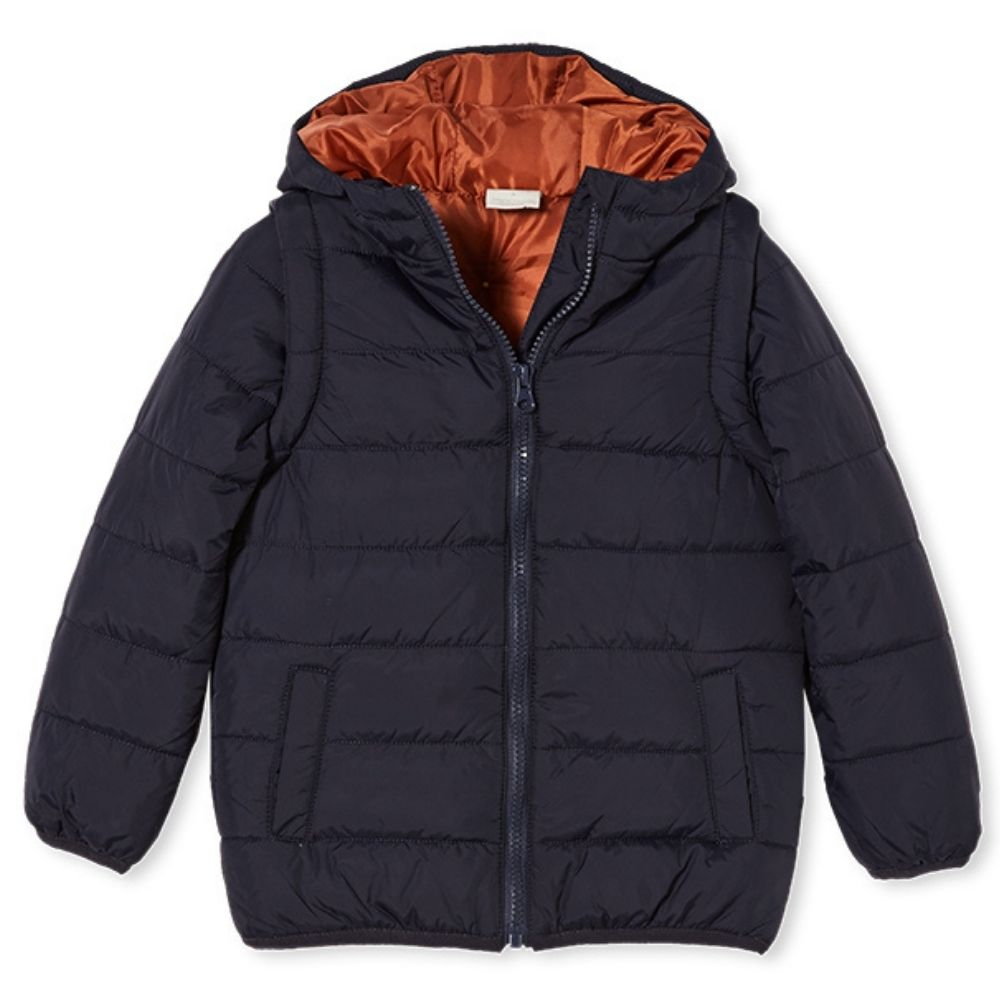 Milky Convertible Puffer Jacket