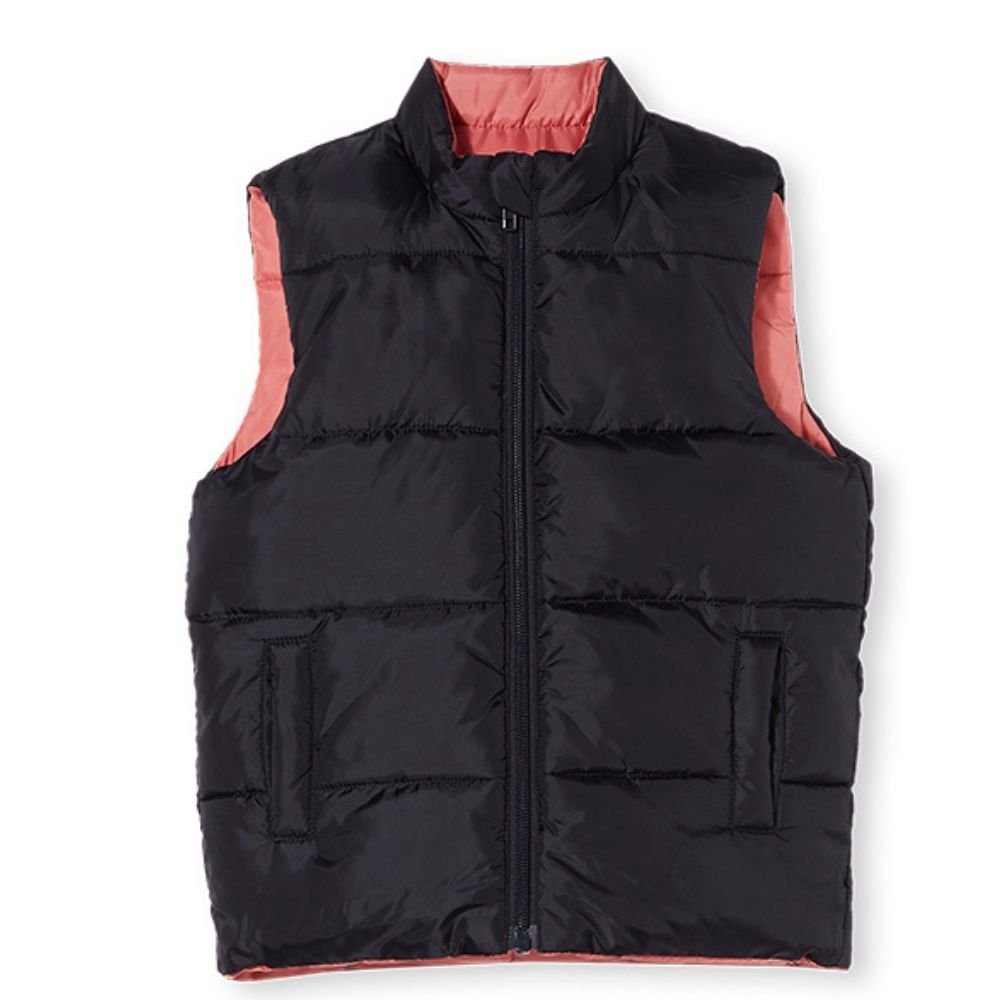 Milky Reversible Puffer Vest