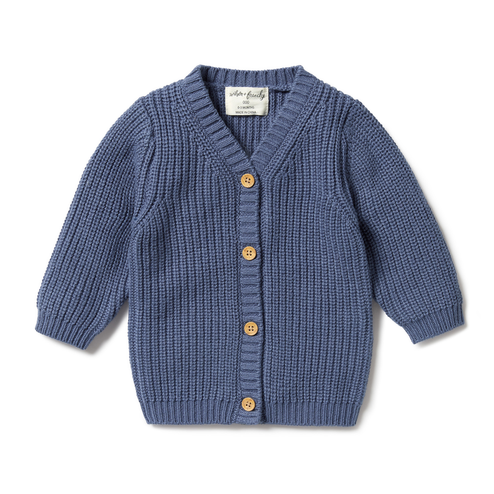 Wilson + Frenchy Knitted Button Cardigan