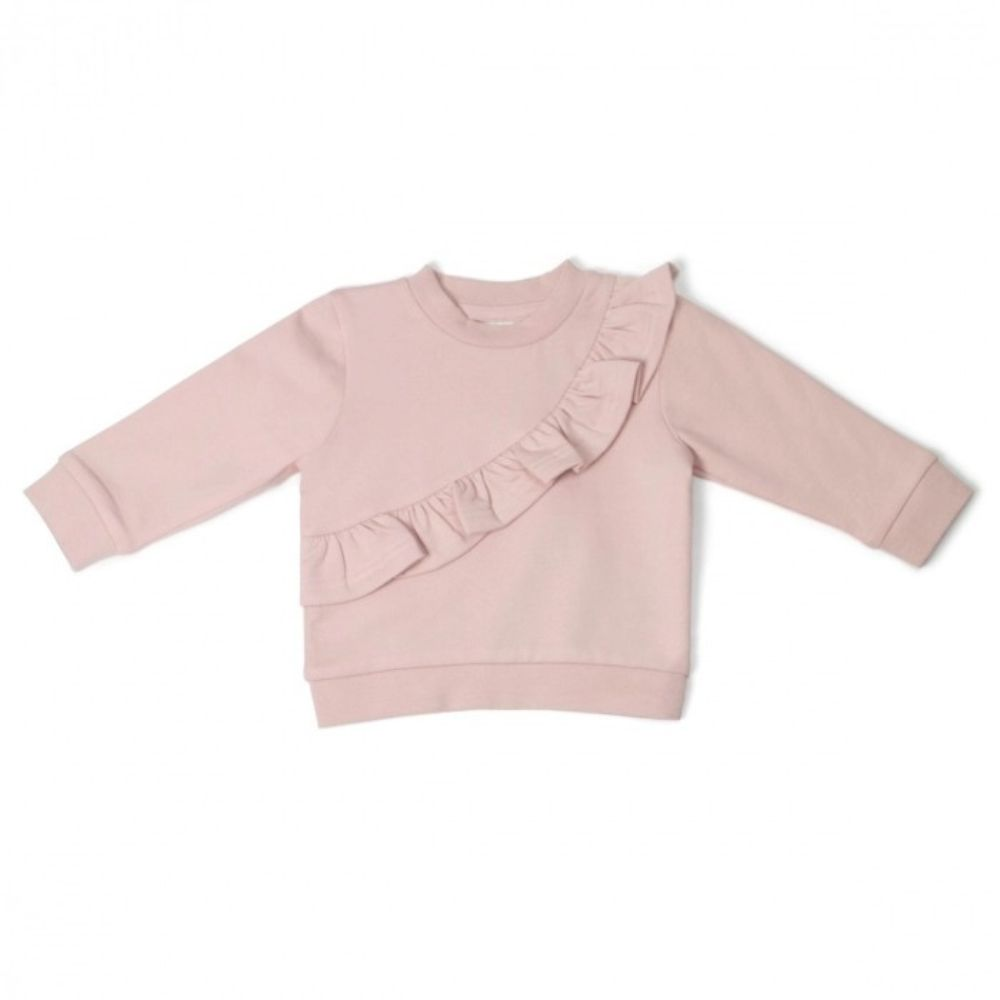 Little Bee By Dimples Cotton Fleece Frill Jumper