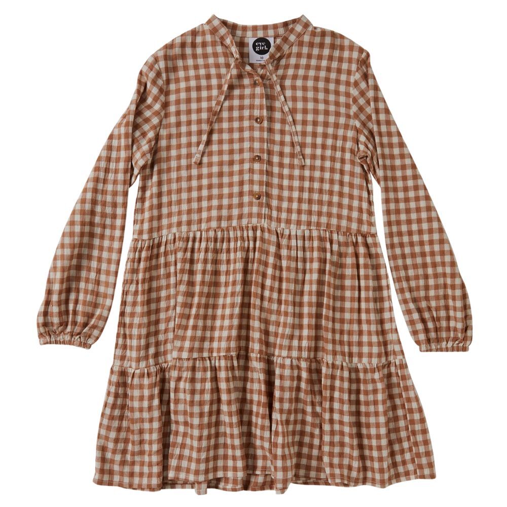 Eve Girl Carrie Check Dress Girls Dresses Rockies NZ Eve Girl