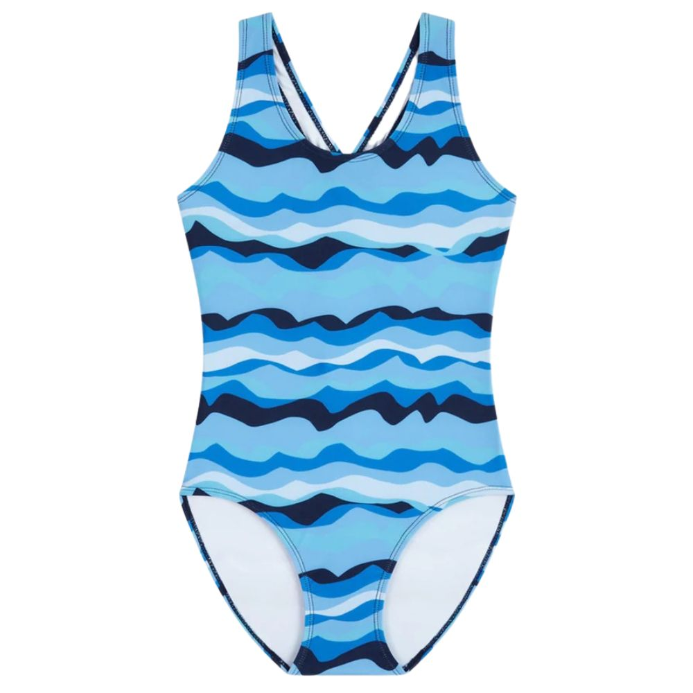 Seafolly Poolside Crossover Back One Piece Swimsuit