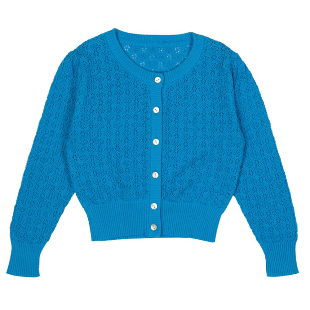 Rock Your Kid Darcy Blue Cardigan - Girls Jumpers | Rockies NZ - Rock ...