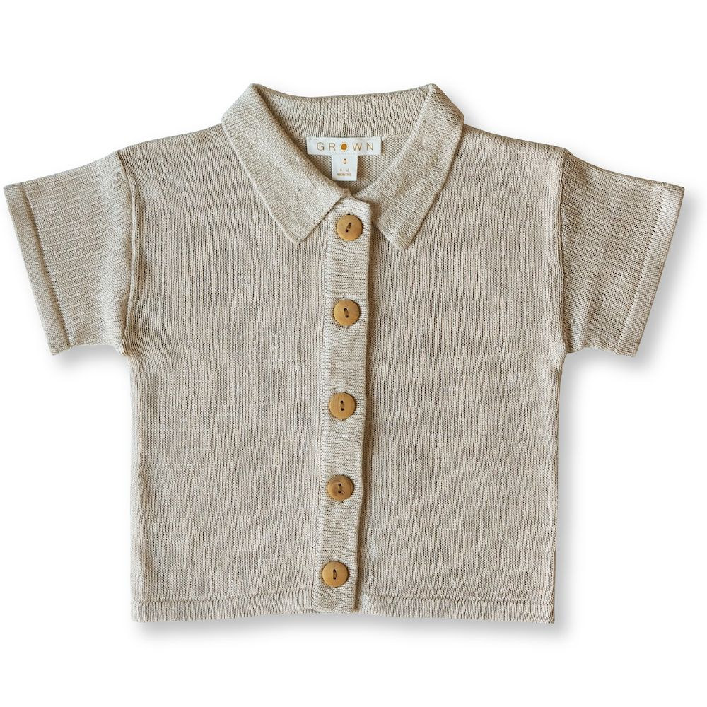 Grown Linen Knit Shirt