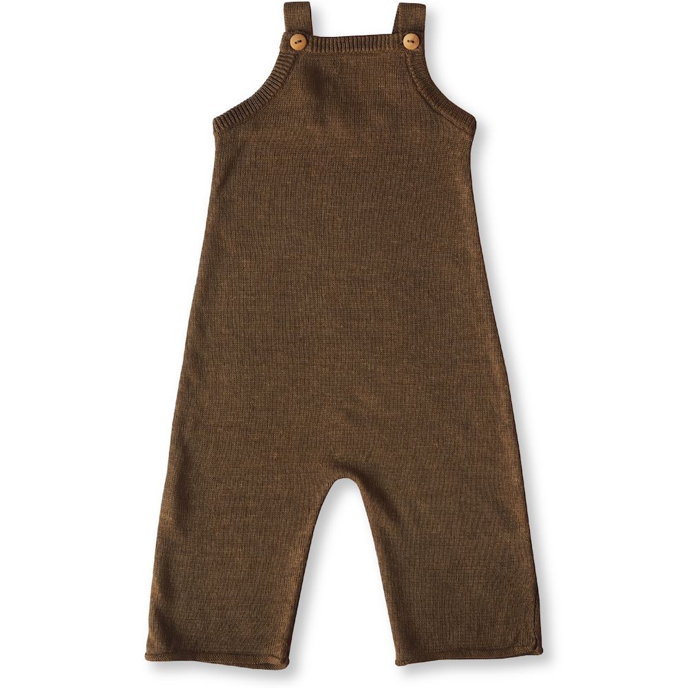 Grown Linen Rib Overalls