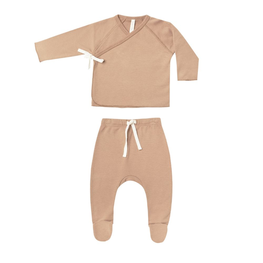 Quincy Mae Wrap Top + Pant Set