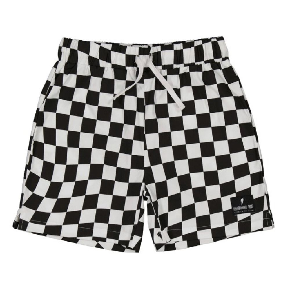 Radicool Dude Twisted Checkerboard Drill Shorts