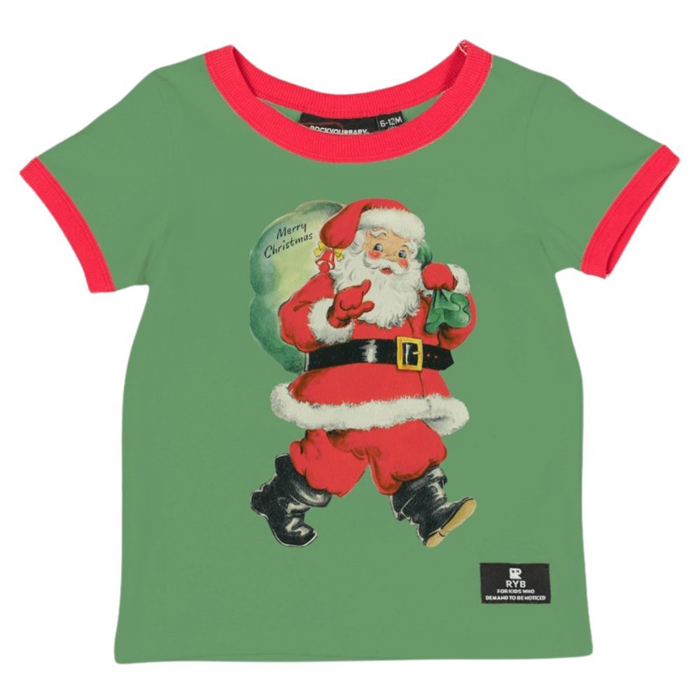 Rock Your Baby Jolly Santa T-Shirt