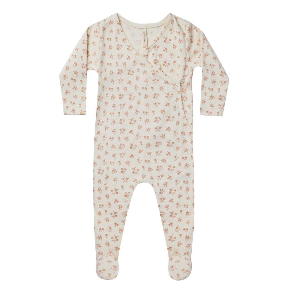 Quincy Mae Pointelle Wrap Footie