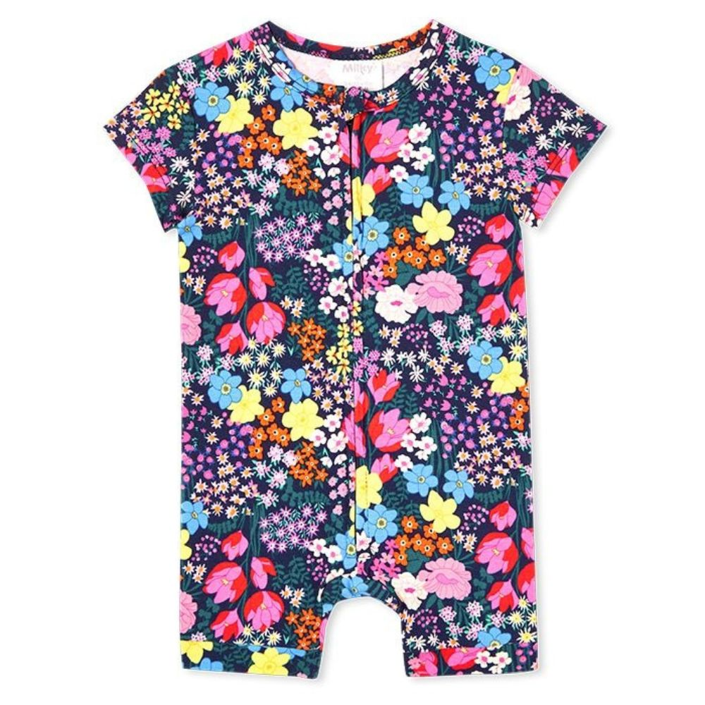 Milky Meadow Romper - Baby Girls Clothing | Rockies NZ - Milky 11172216 S23