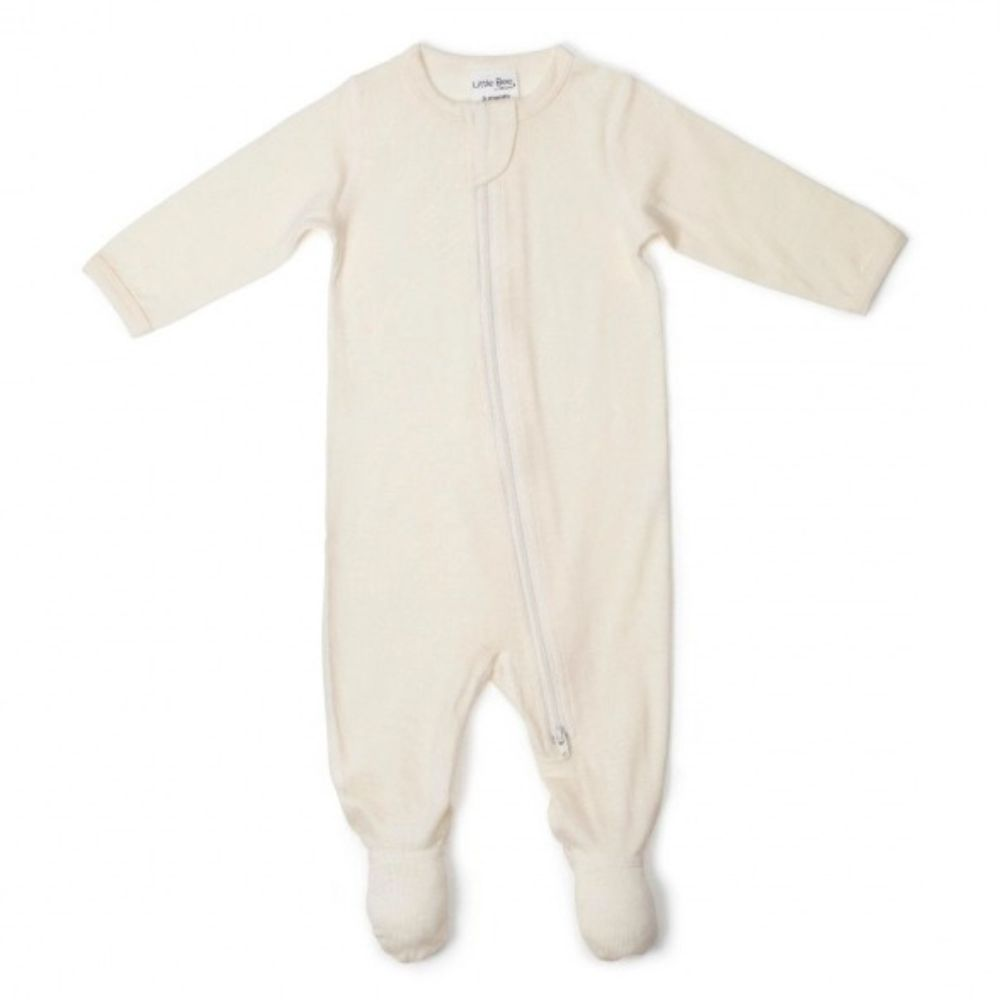 Little Bee by Dimples Merino Zip Babygrow