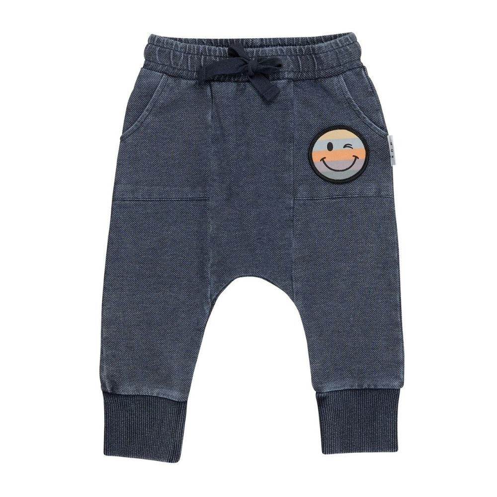 Huxbaby Rainbow Smiley Pocket Drop Crotch Pant
