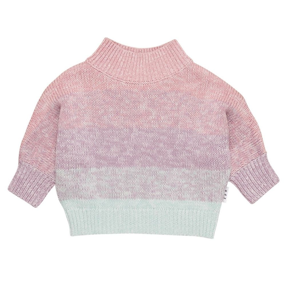 Huxbaby Rainbow Stripe Knit Jumper