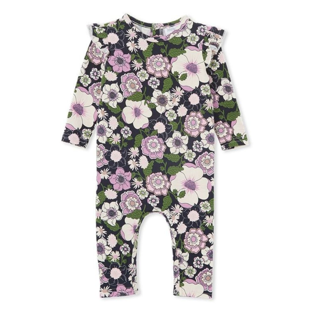 Milky Bellerose Frill Footless Romper