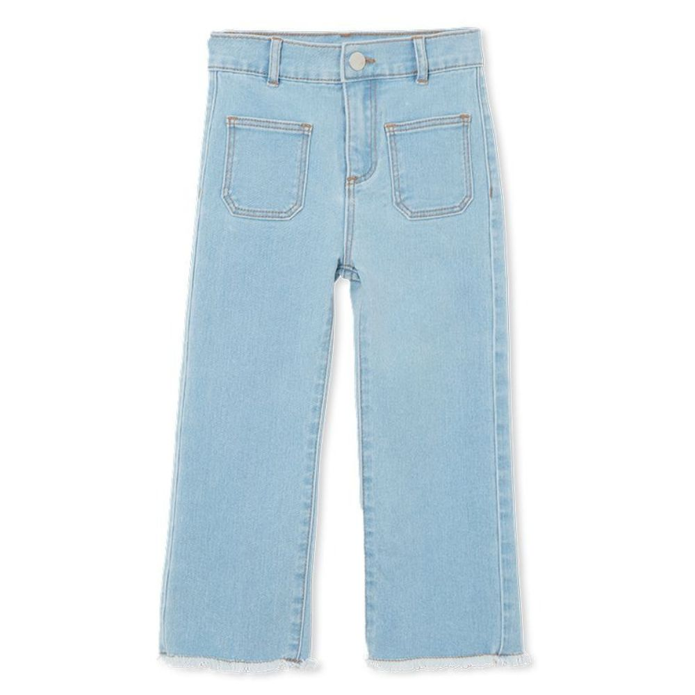 Milky Denim Crop Jean 