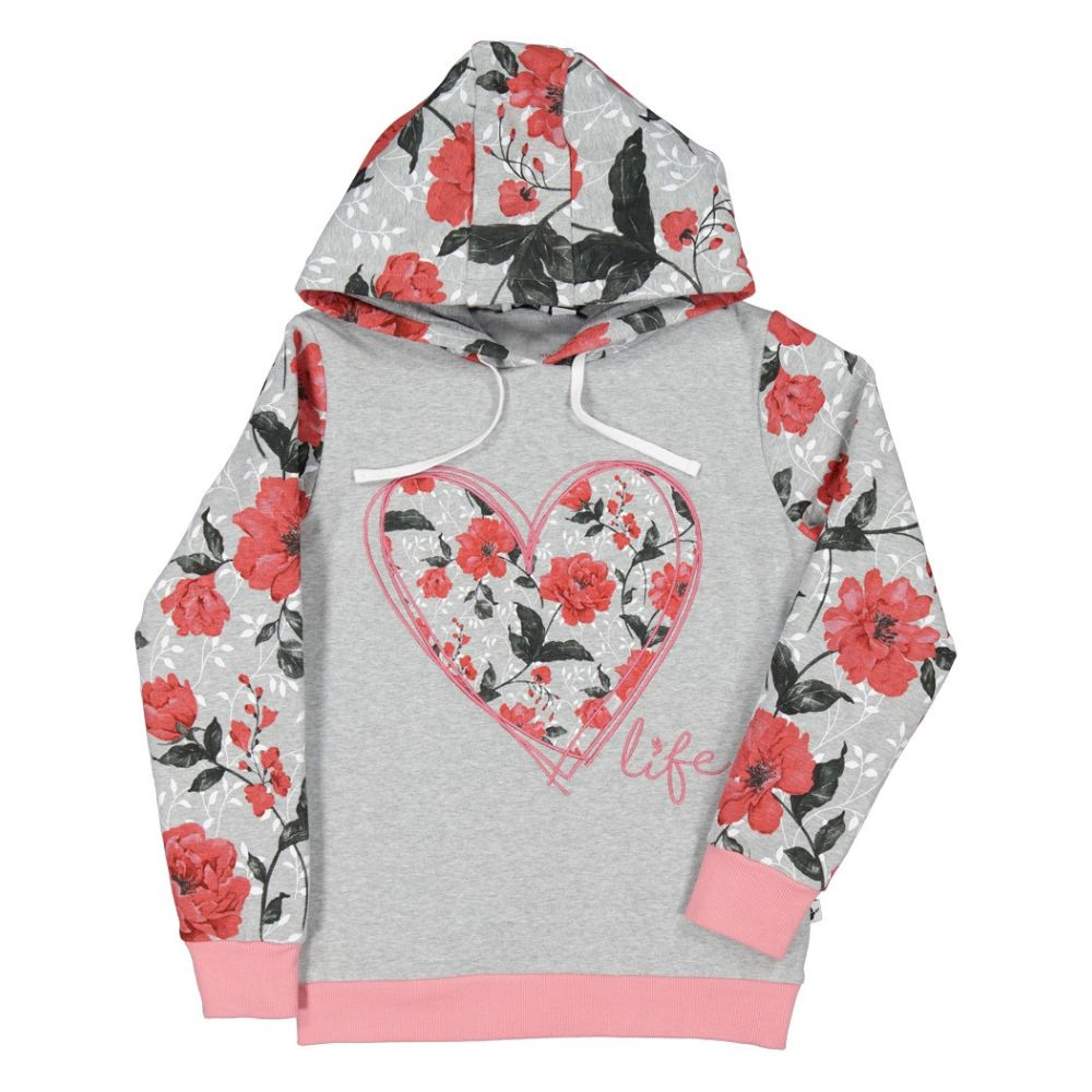 Kissed by Radicool Garden Heart Life Hoodie