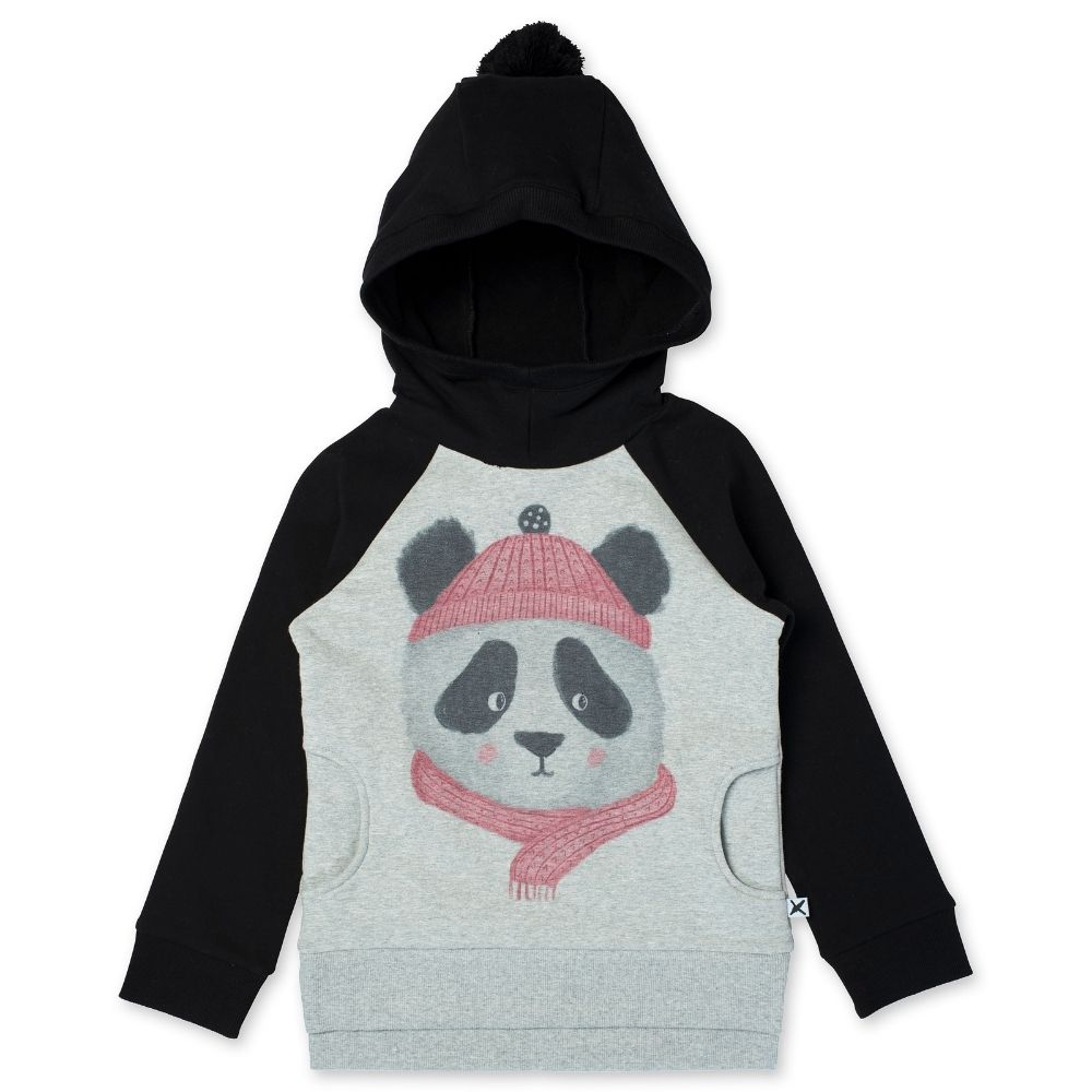 Minti Warm Panda Furry Hoodie