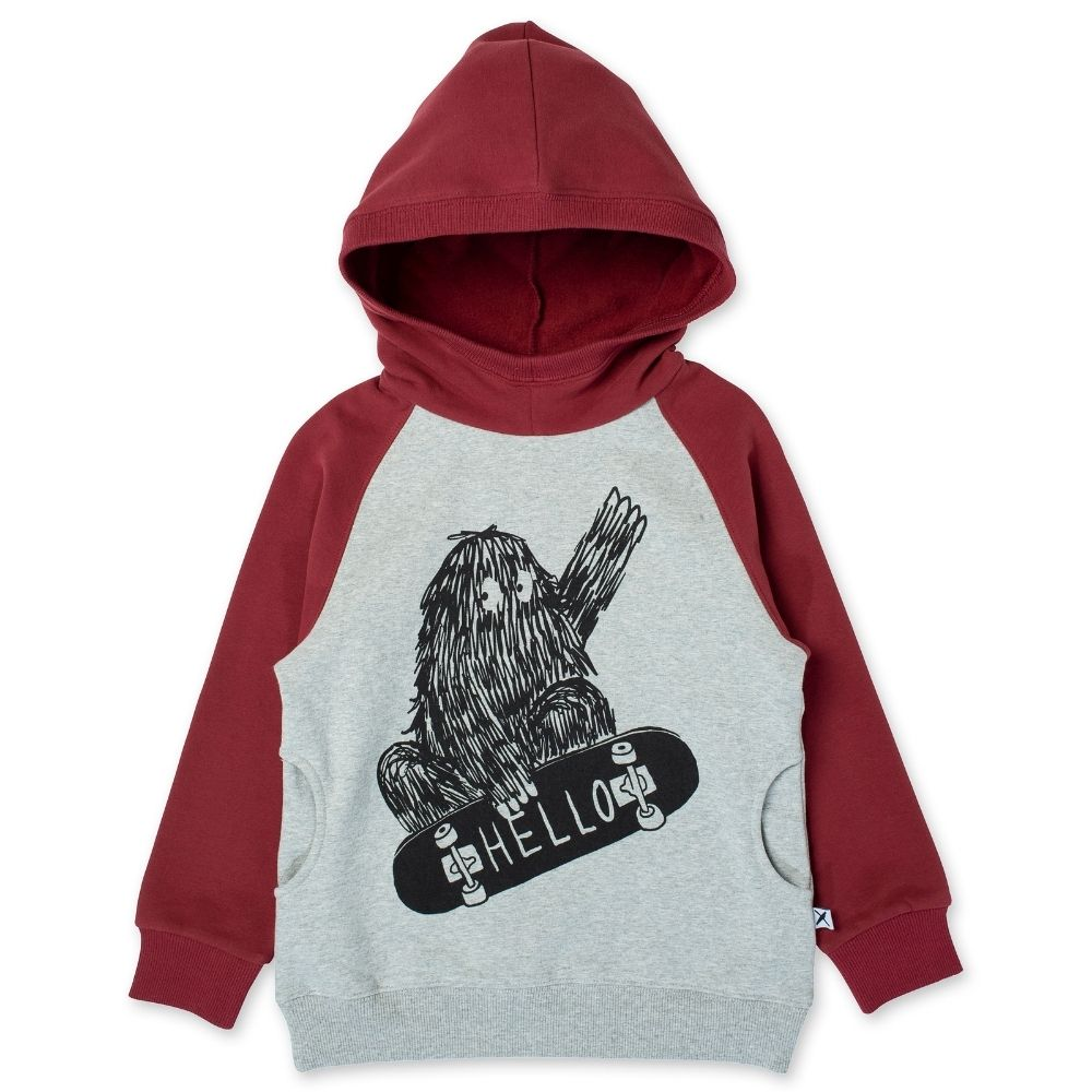 Minti Skate Monster Furry Hoodie