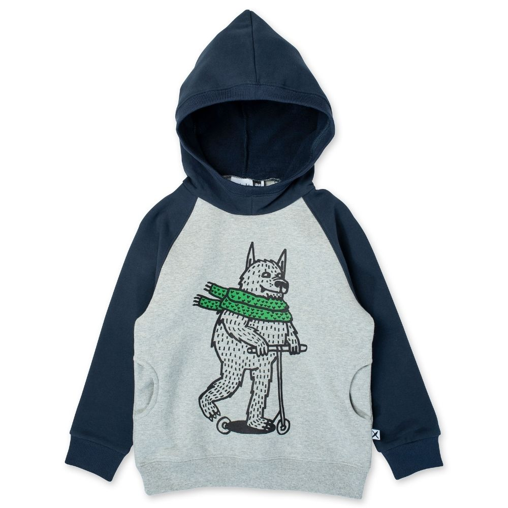 Minti Warm Wolf Furry Hoodie