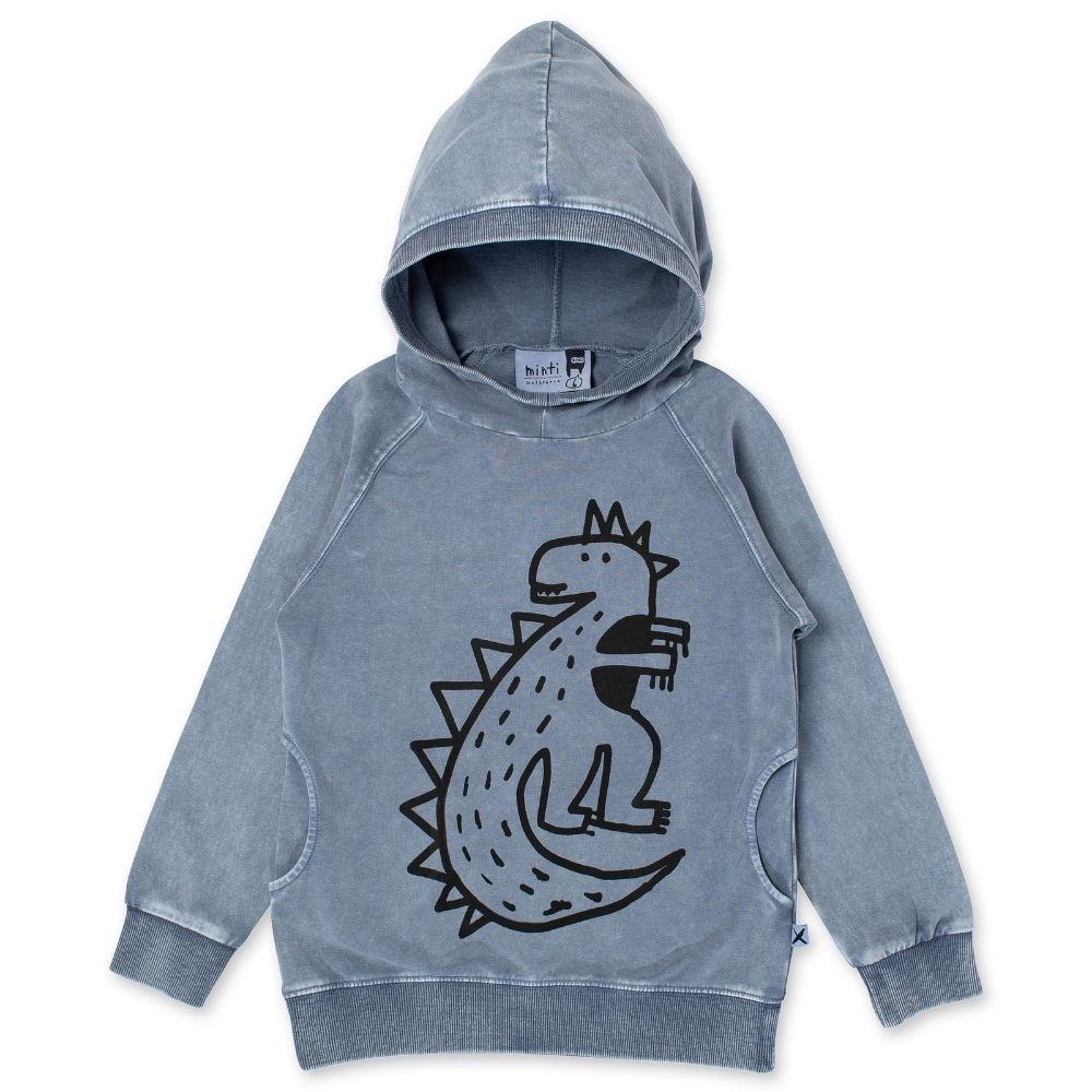 Minti Sketched Dino Hoodie