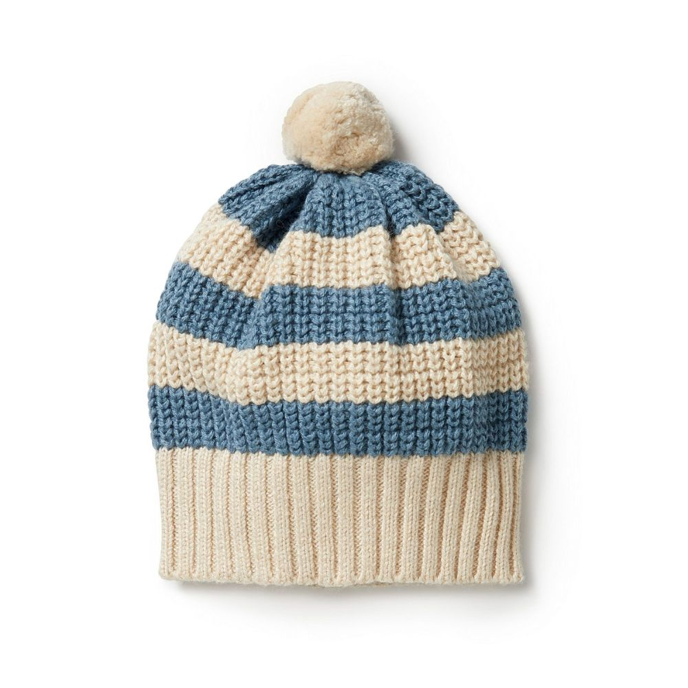 Wilson + Frenchy Knitted Stripe Hat