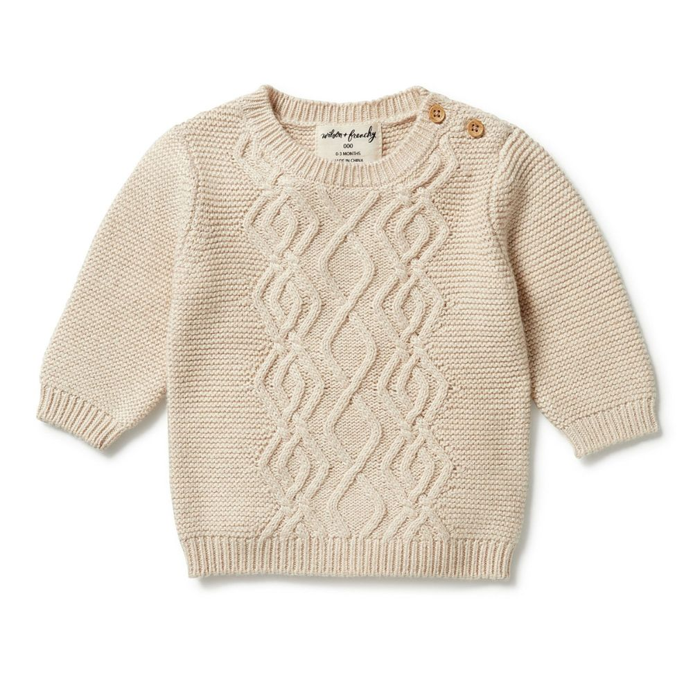 Wilson + Frenchy Knitted Cable Jumper 