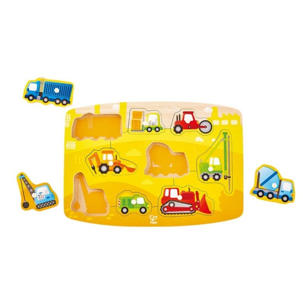 Hape Construction Peg Puzzle