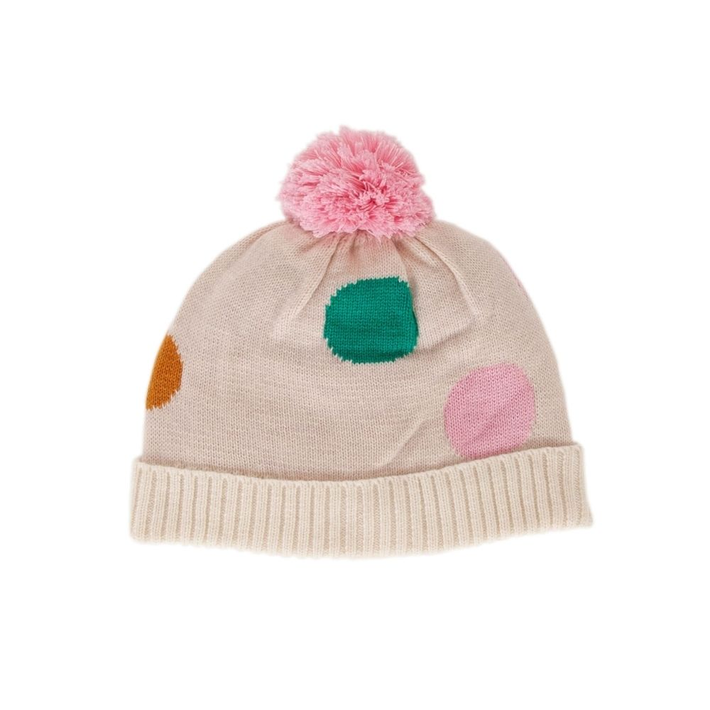 Acorn Spots Merino Beanie