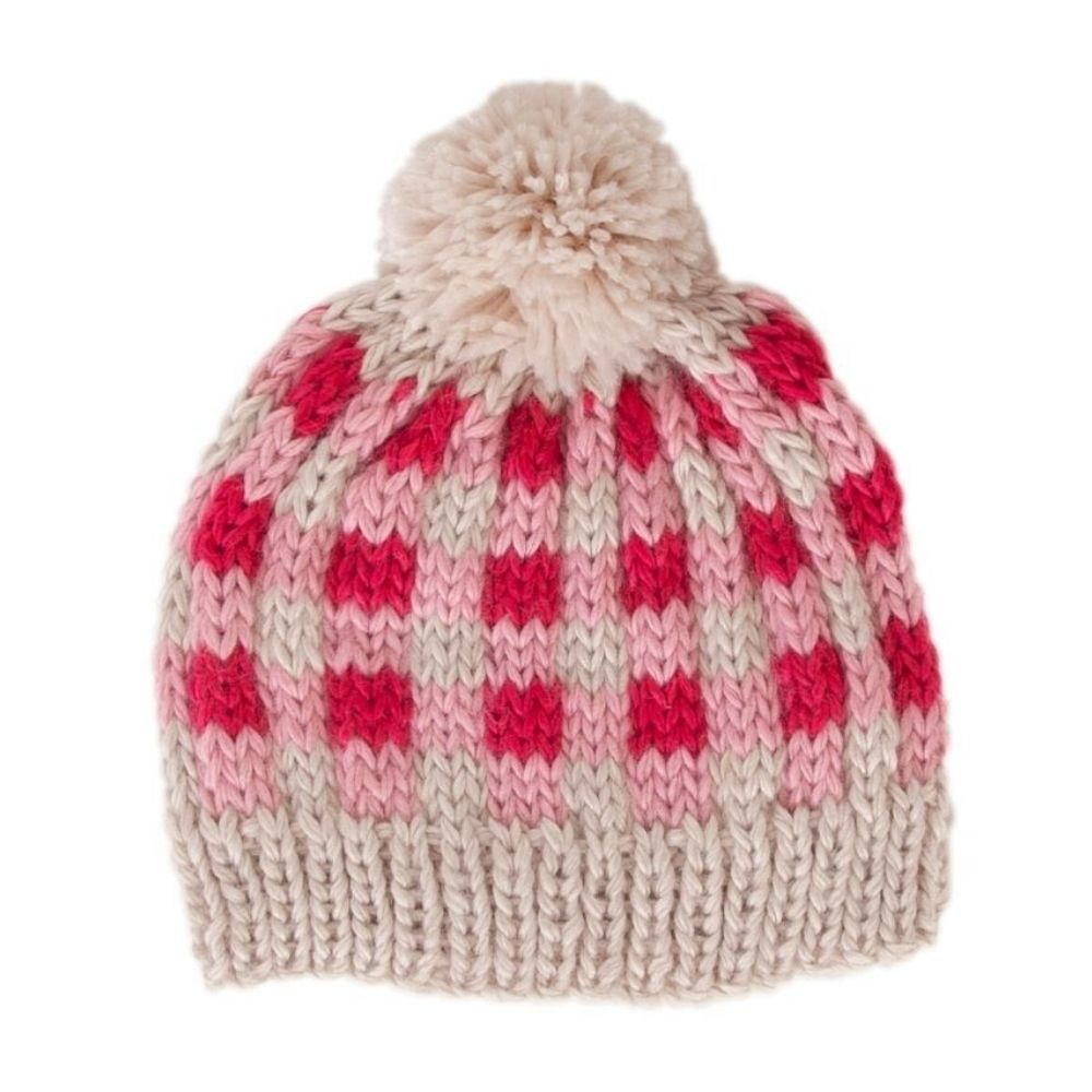 Acorn Checks Beanie