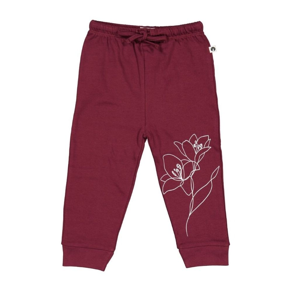 Burron & Be Flower Sketch Trackpants