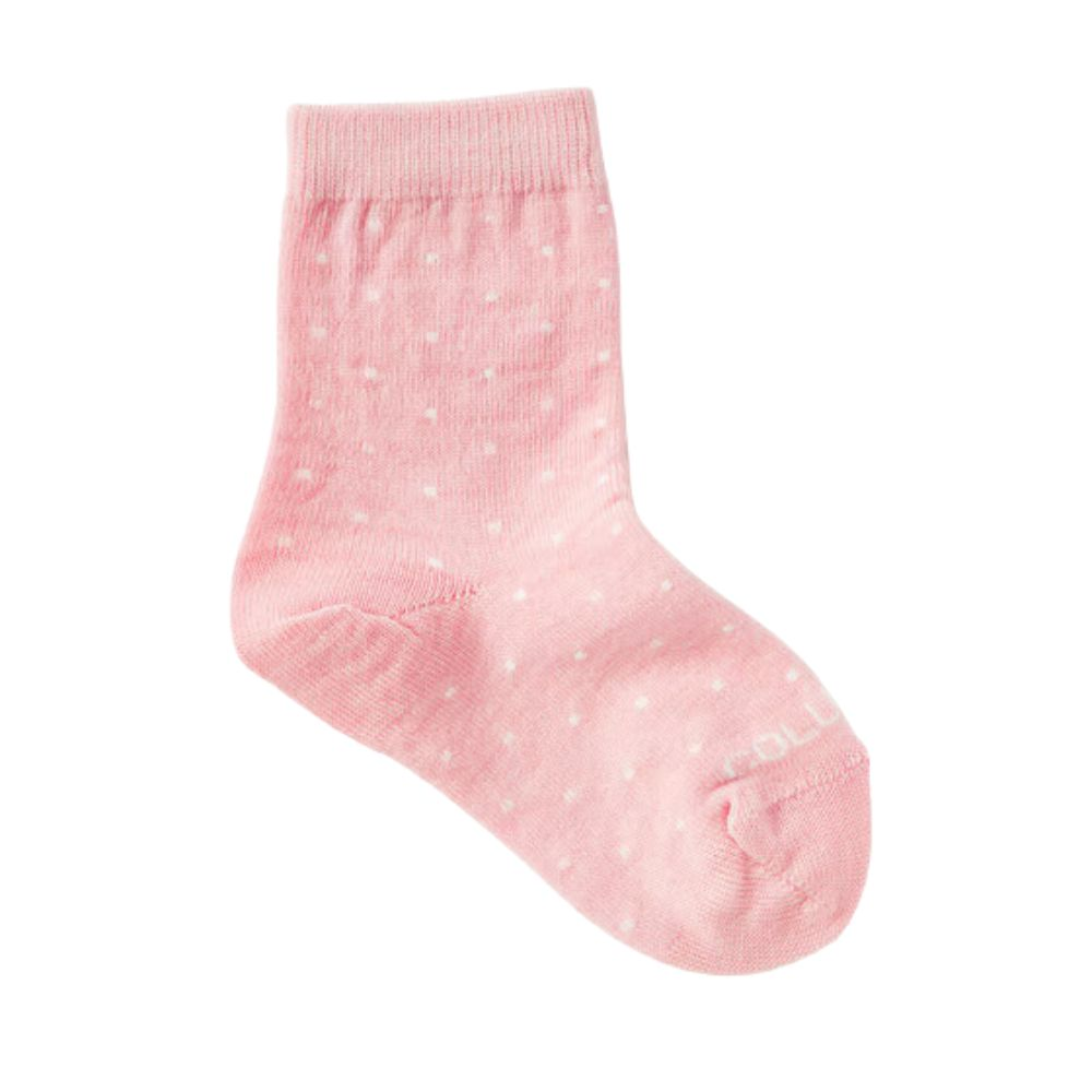 Columbine Pin Dot Merino Crew Sock