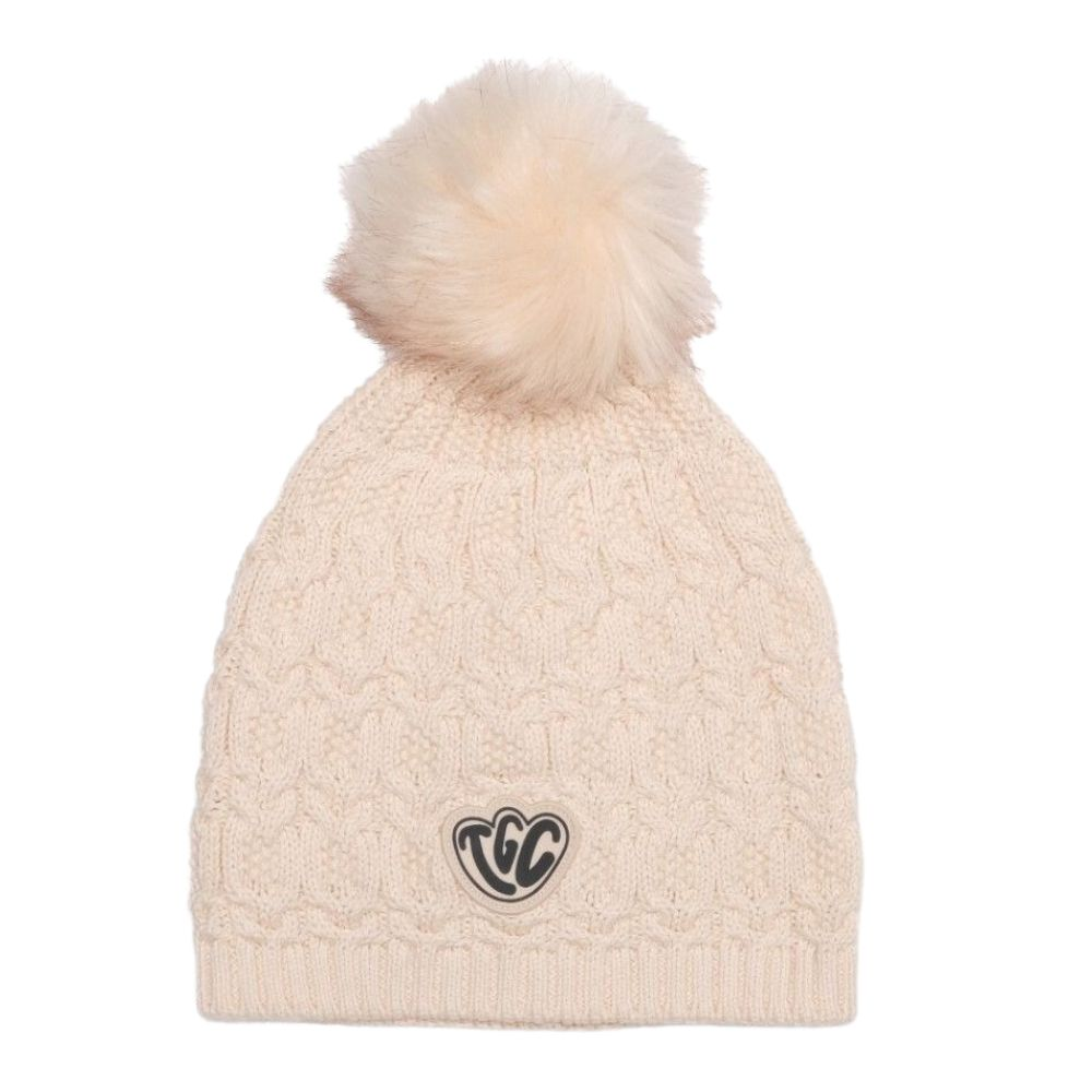 The Girl Club Lace Knit Beanie
