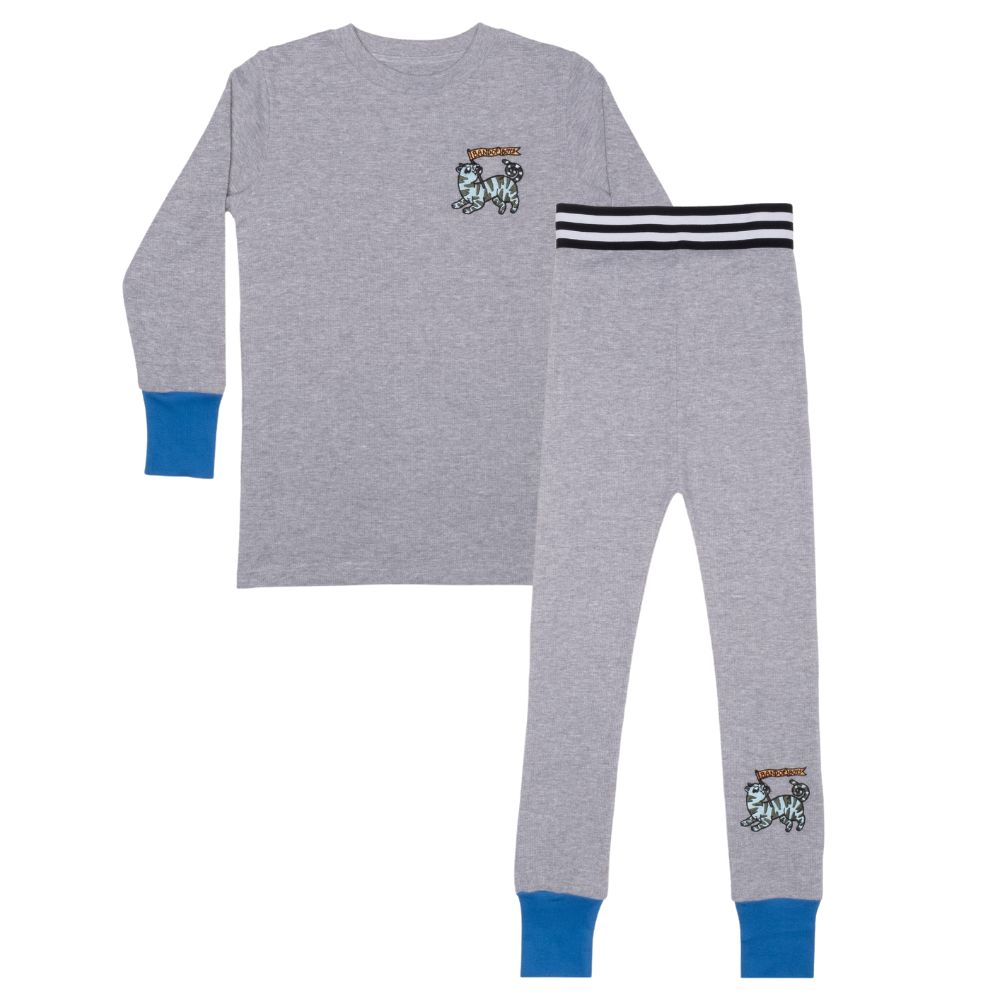 Band Of Boys Tiger Waffle Winter Pyjamas