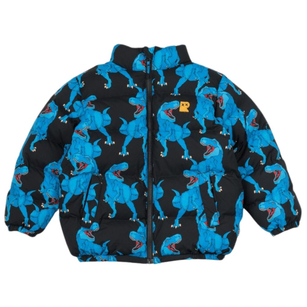 Rock Your Kid Blue Rex Puff Jacket