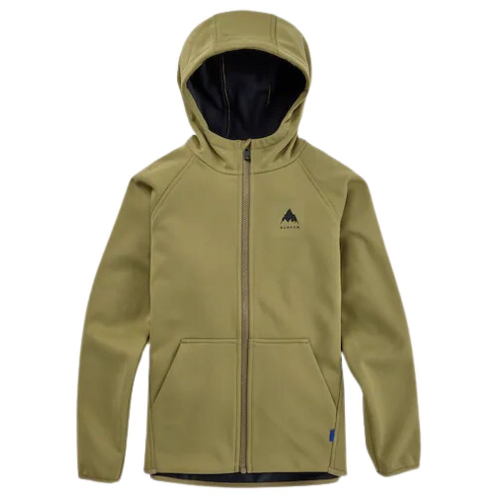Burton Kids Crown Weatherproof Full Zip Hoodie Boys Jumpers